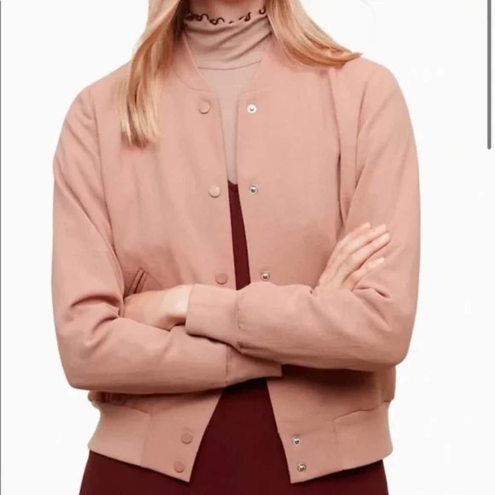 Aritzia Wilfred Poussin Bomber Jacket
